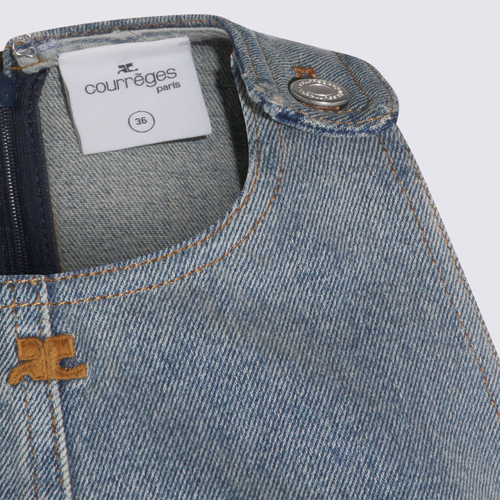 Courreges Dresses - DENIM BLUE | 521dec05f8369145ba3b115bc0163495ad437779