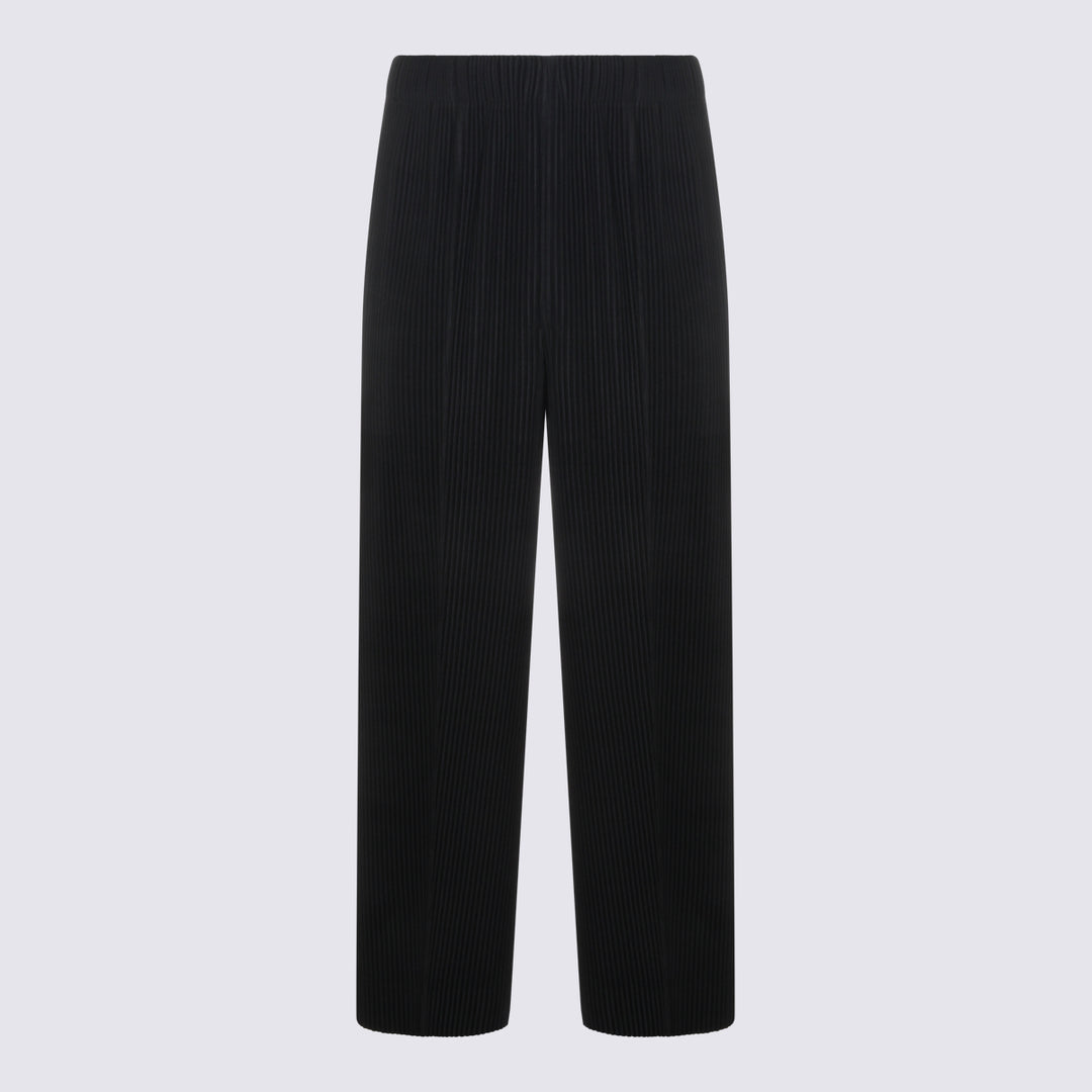 Homme Plisse Issey Miyake Trousers - Blacks and greys | 8932b914ff502cf130f1c764684ab56444d23675