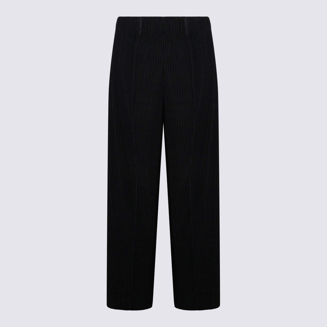 Homme Plisse Issey Miyake Trousers - Blacks and greys | ab4a48025fffaa75933df32381276b1c6178e5ad