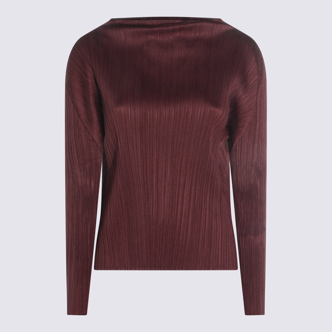 Pleats Please Issey Miyake Top - Brown | c6fcaa9c7b936c55670d454663dd9aec9bc6f0bd