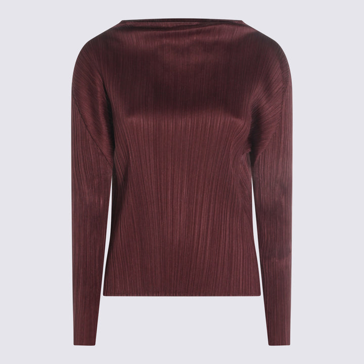 Pleats Please Issey Miyake Top - Brown | c6fcaa9c7b936c55670d454663dd9aec9bc6f0bd