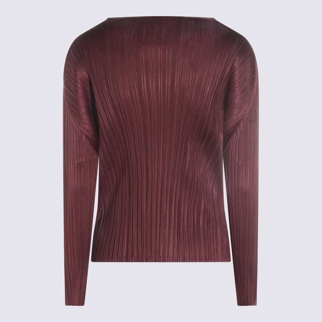 Pleats Please Issey Miyake Top - Brown | ea2fba2bd2fe5f9ba4c976e45694ff6af1c09630