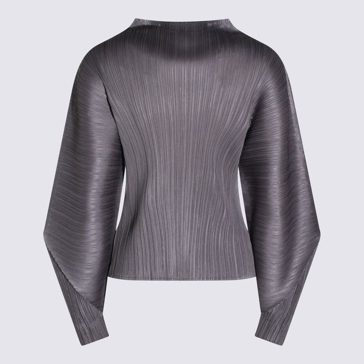 Pleats Please Issey Miyake Top - Gray | 0c27020200bebad861fb2001482290dd8437a204