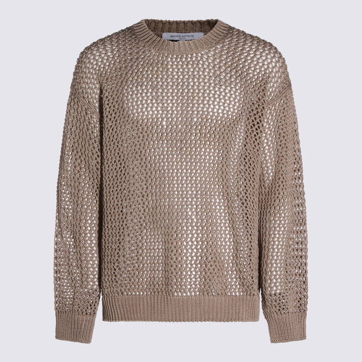 Maison Kitsune' Sweaters - MIST BEIGE | cc0488a9a948d82e92d2d43871a670c68f8085c4