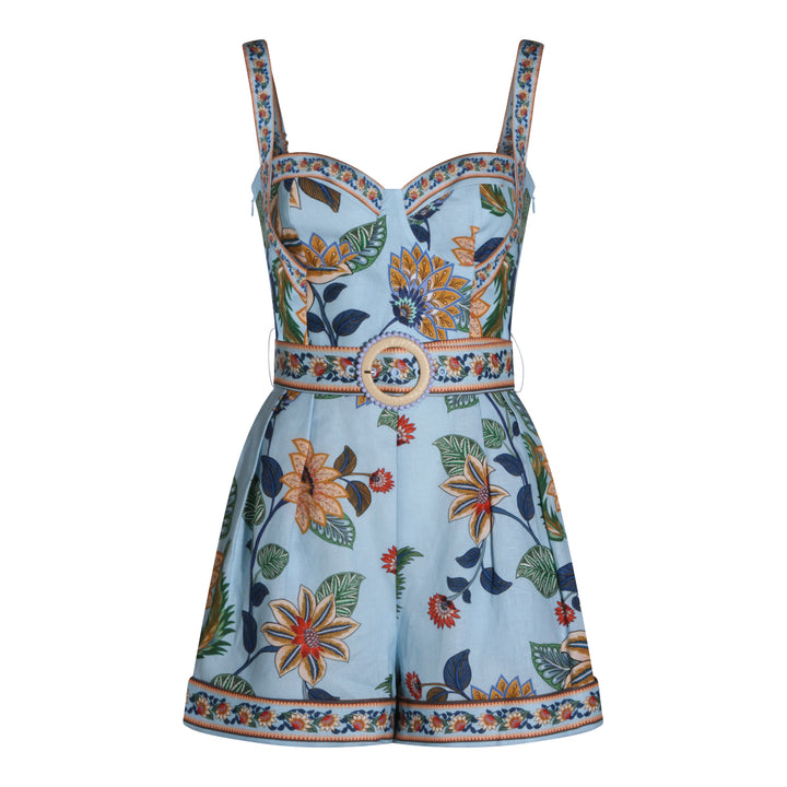 Farm Rio Sweaters - FLORAL DELHI LIGHT BLUE | 942c38bbf40213763be95cc23379764c4de8a277