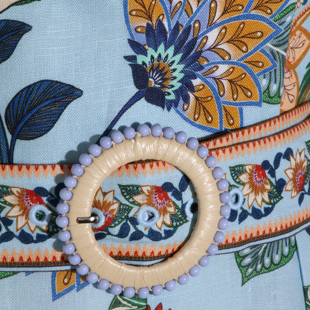 Farm Rio Sweaters - FLORAL DELHI LIGHT BLUE | 7d99eabc1131c3004c2a74fdc4798360db233172