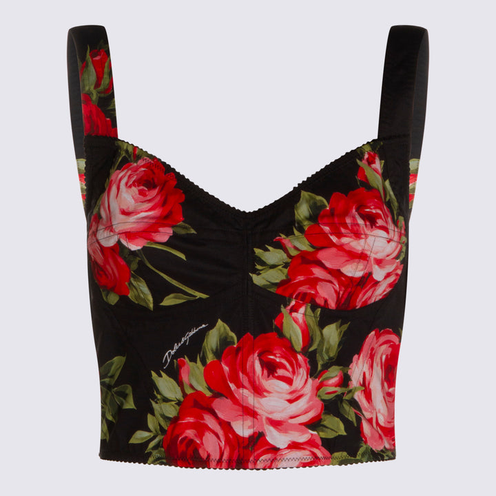 Dolce & Gabbana Top - ROSE F.DO NERO | 06d171eac3d51f891b9de02033c9f0f30f6e4997