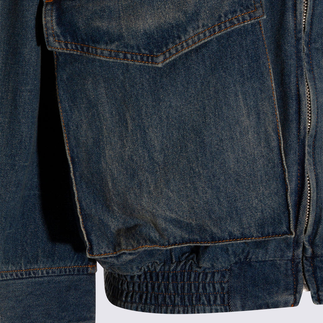 Mm6 Maison Margiela Jackets - Blue and green | 2357a2b0a9fcca81c08271655ba67c080289a841