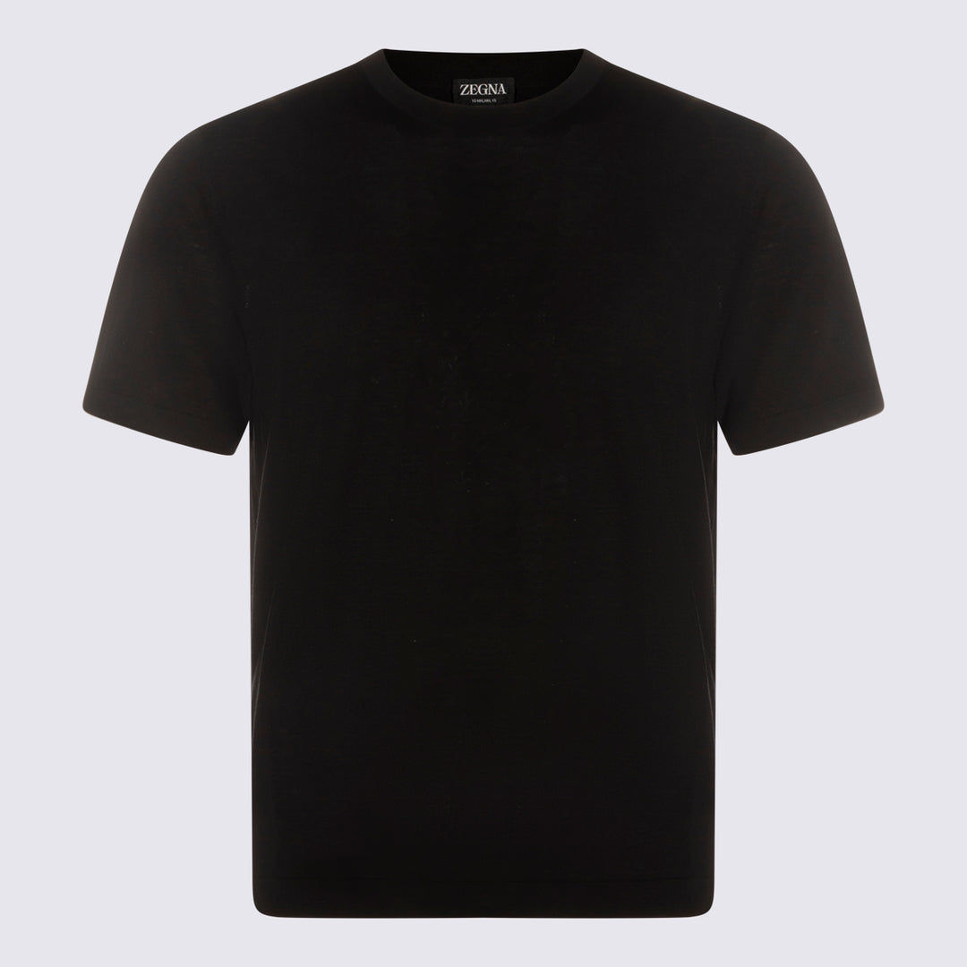Zegna T-shirts and Polos - Blacks and greys | 32e02a3ae85de71c4eb2f0389791352f32a353e1