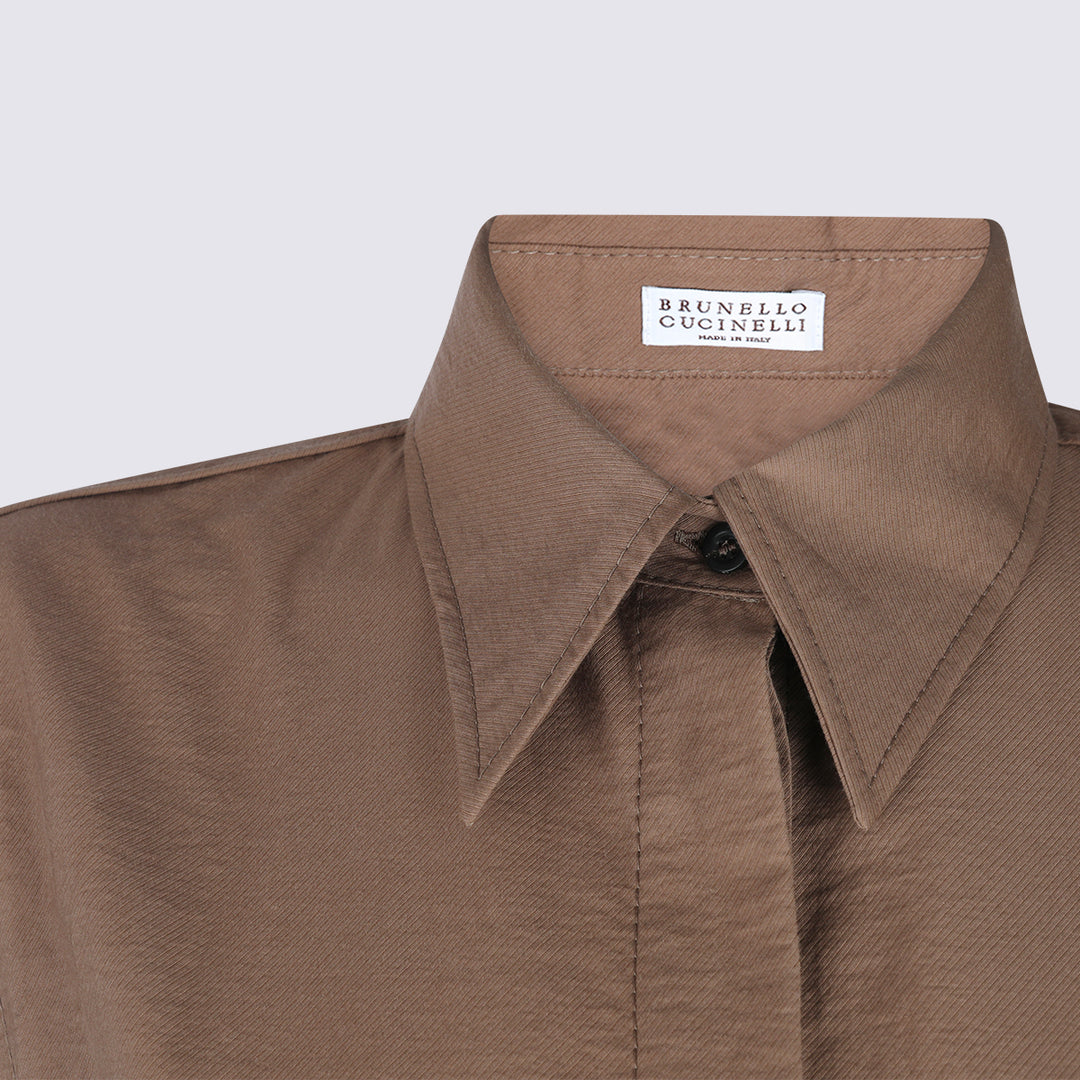 Brunello Cucinelli Dresses - Brown | ab43906e8ce926cf878738fb7df1cc3c80b11395