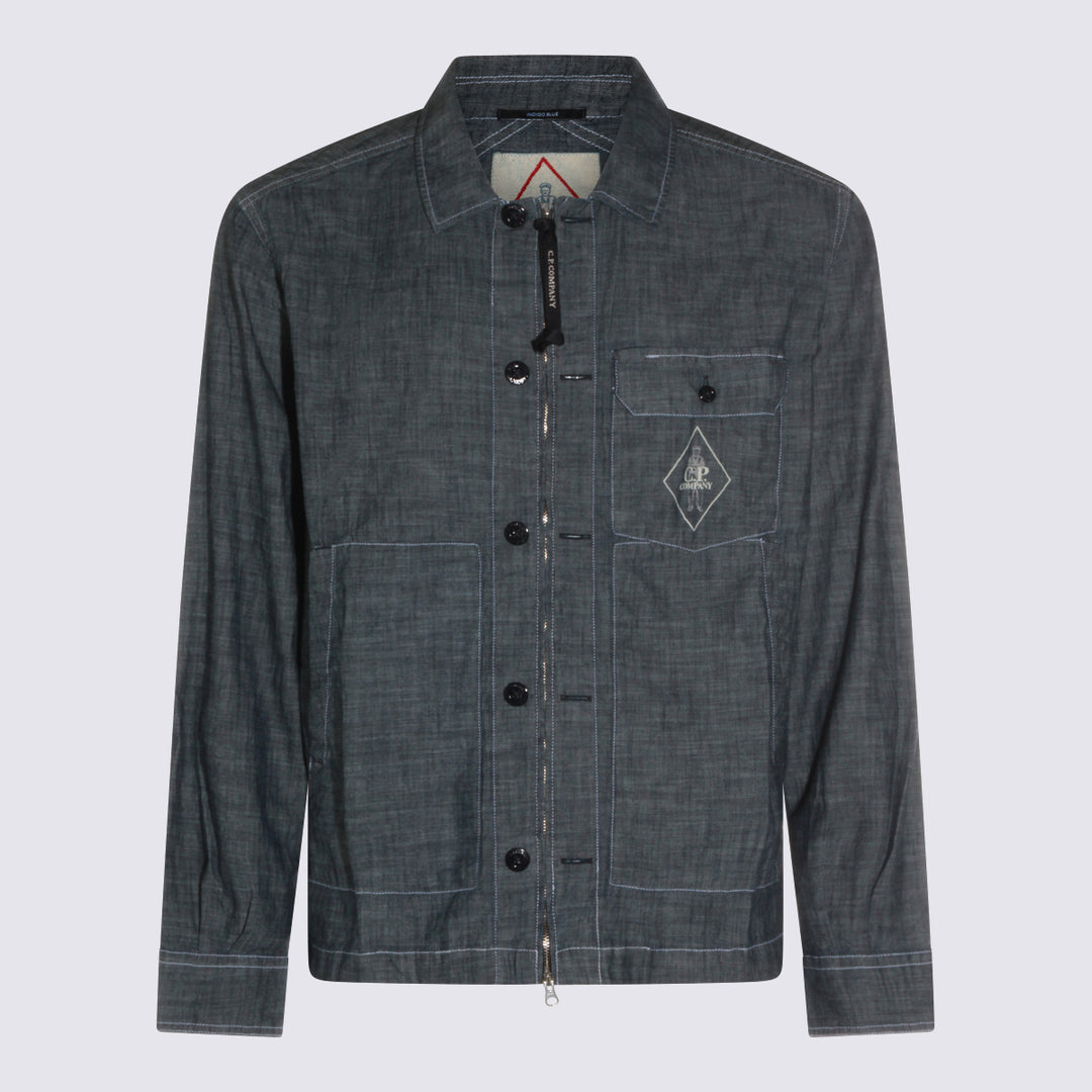 Cp Company Shirts - Blue and green | e3d008fa7b65b0085be5d8775f247cb8ad0c7525