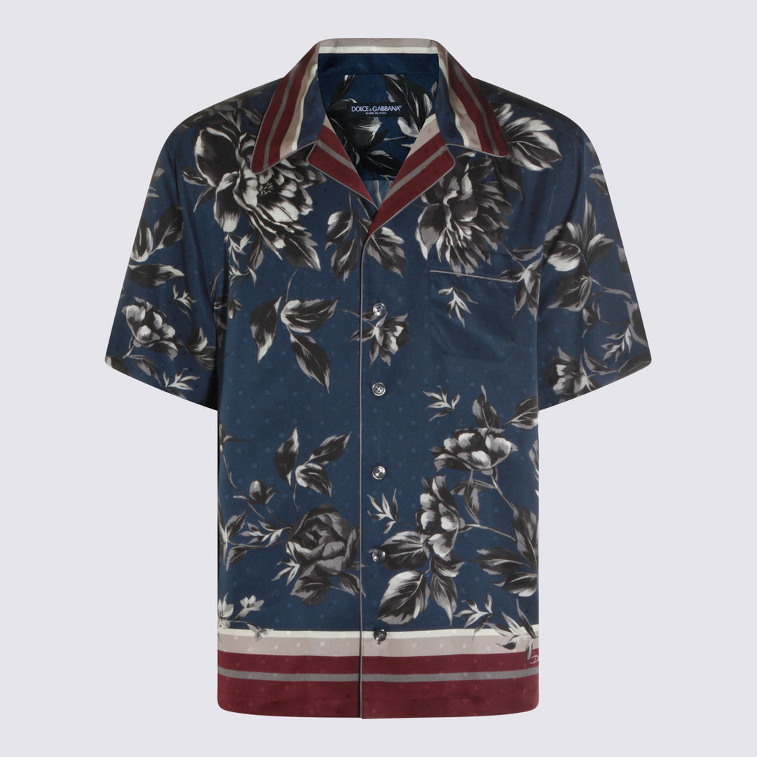 Dolce & Gabbana Shirts - NAVY/RED | 383d1ad08a0150820218866eb9677c4732852920