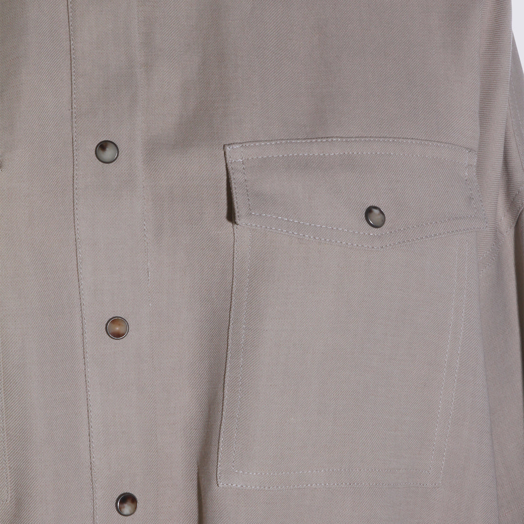 Brunello Cucinelli Jackets - SAND SHELL | ab41ca5817c308cfc5101fcc755159cea071cbb9