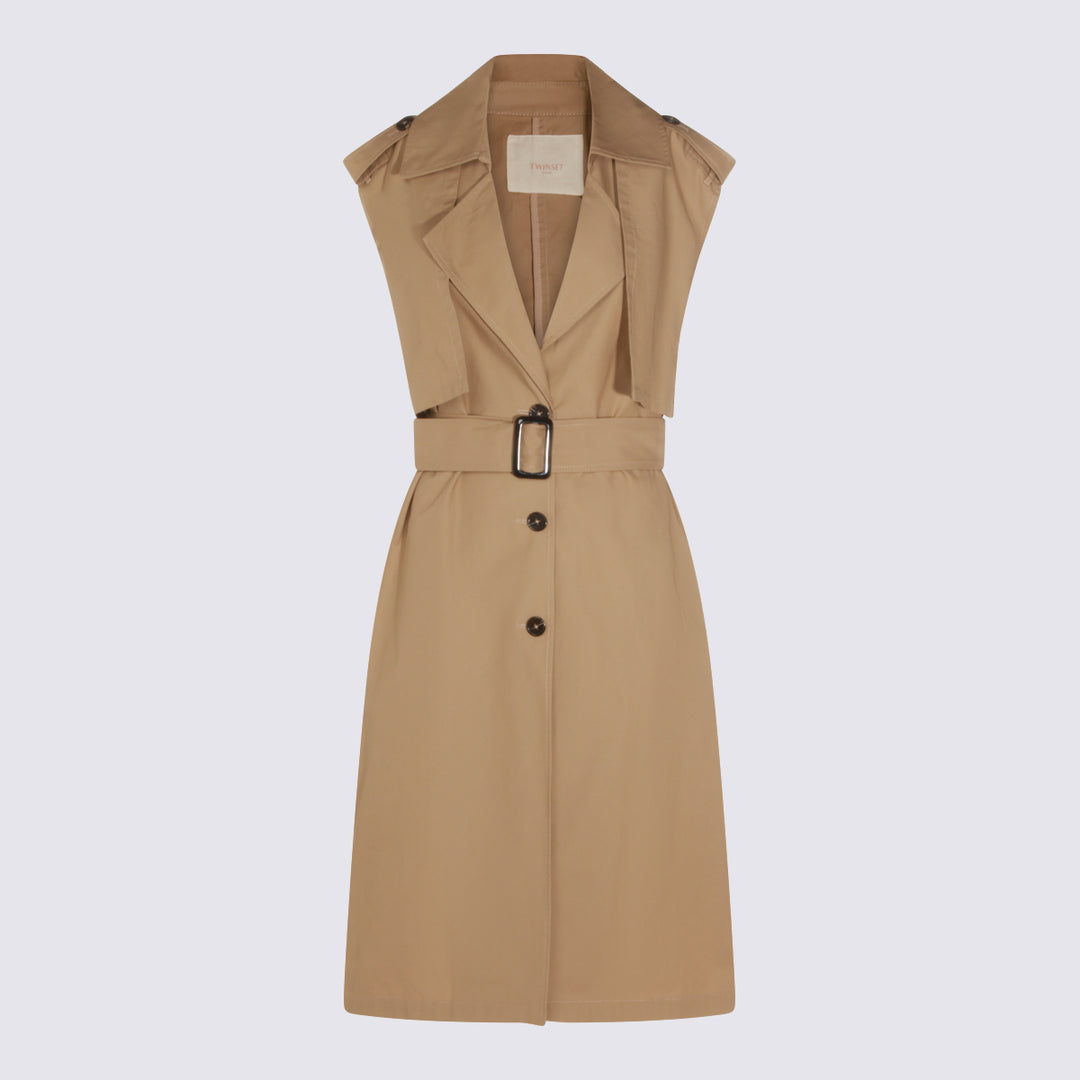 Twin-Set Jackets - NATURAL BEIGE | ca19878b7ba2b79fae9c24cc72a8ba638ec16d28