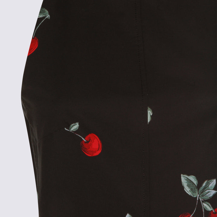 Twin-Set Dresses - CHERRIES BLACK/RED | e281b71f86b16037b616c417f05b7580a79f19eb