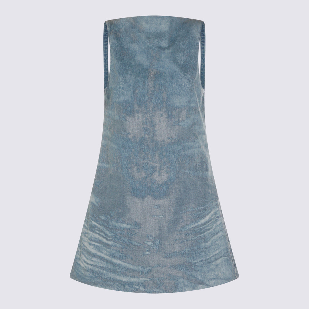 Diesel Dresses - Blu e verdi | 0b571672380af6a39a9bbf5ec260b9fdf04da824