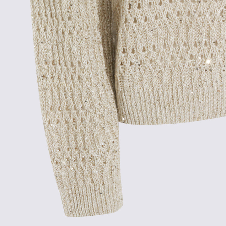 Brunello Cucinelli Sweaters - Light and natural | c6b991e64611dd3349e62b3a232f9381a147e97b