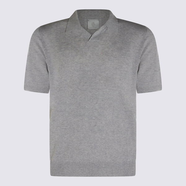 T-Shirts And Polos Metallici E Grigi