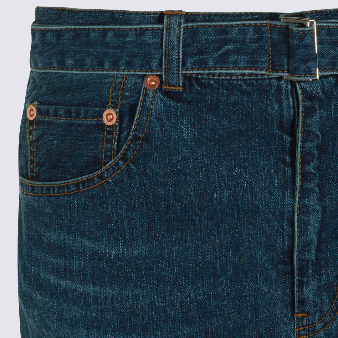 Sacai Skirts - Blue | 92c0536d40efaa4c2f1bfc030c9a76f67a8361c3