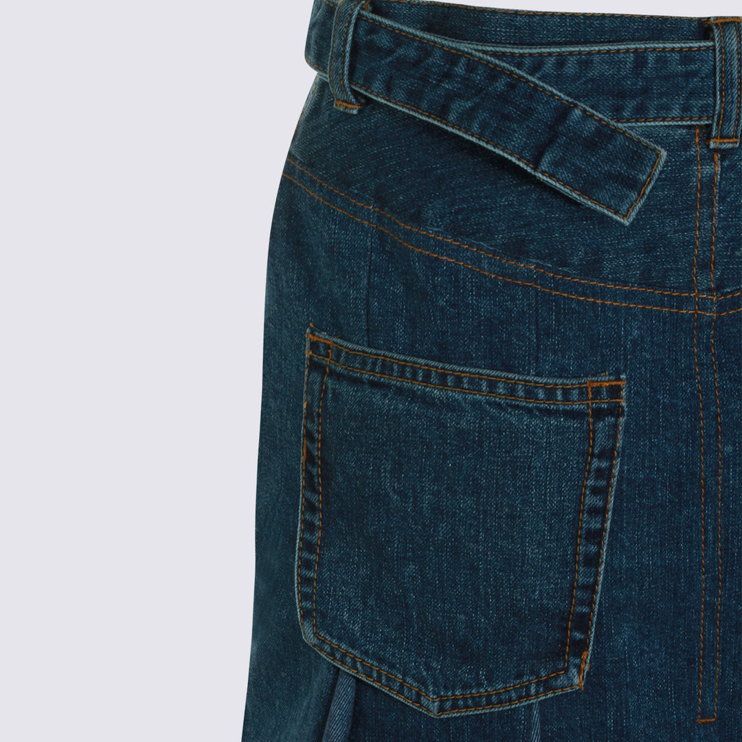 Sacai Skirts - Blue | e1f23d9f72f357f7b1c49e65fb4d068247751041