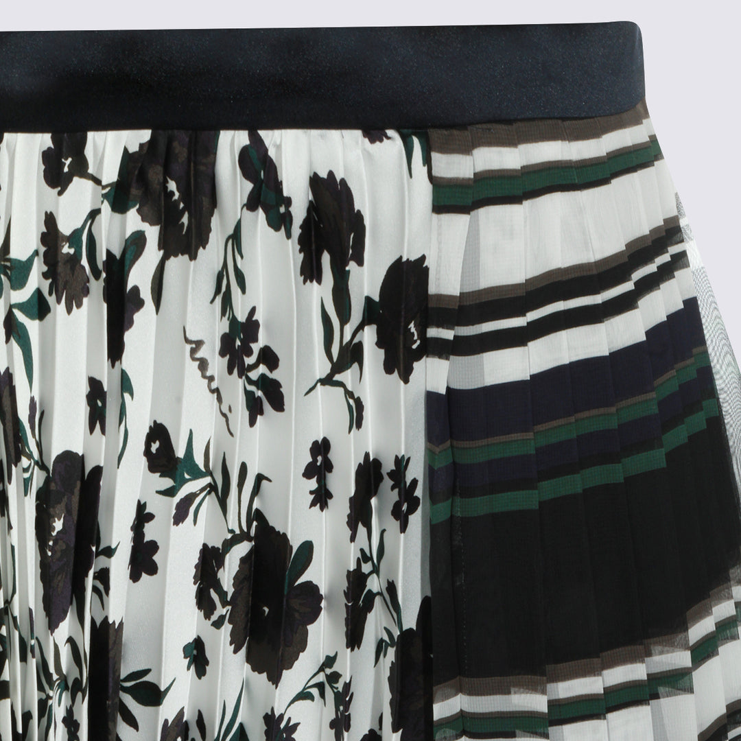 Sacai Skirts - WHITE/MULTI | 17d07e90d4d84f2e96cbfcca1769055fd86abeb4