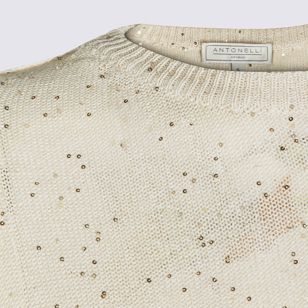 Antonelli Firenze Sweaters - Light and natural | 7050563c7d232fe3d4b8f6f34bf2fb1d69a83274