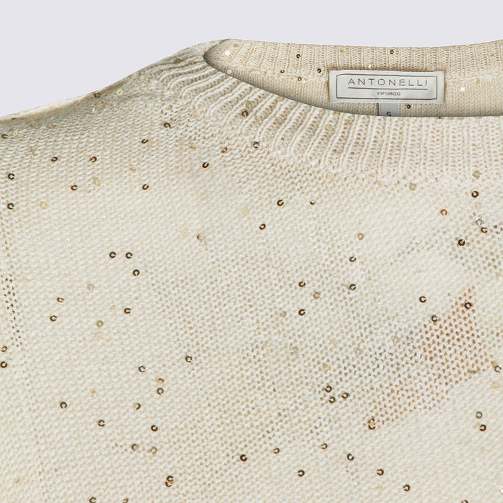 Antonelli Firenze Sweaters - Light and natural | 7050563c7d232fe3d4b8f6f34bf2fb1d69a83274