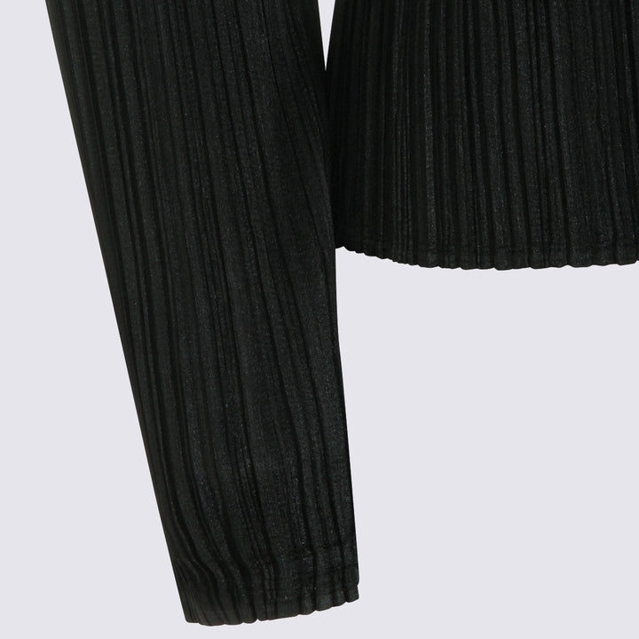 Pleats Please Issey Miyake Top - Blacks and greys | 447a7a4712cd0375680bb6c9fbb4355b76ac64b6