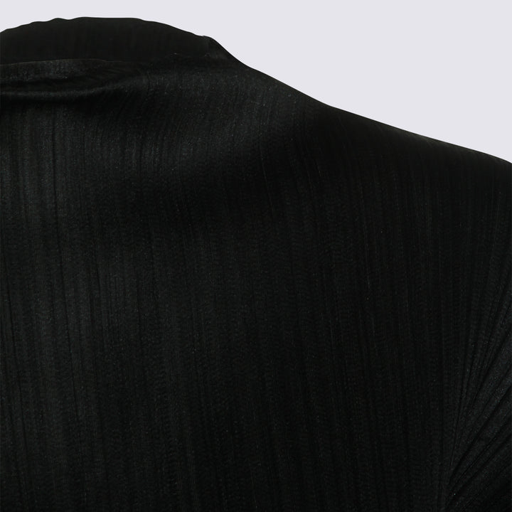Pleats Please Issey Miyake Top - Blacks and greys | 3599b09803bd1eb012fdc77eea30870ab8adcc7e