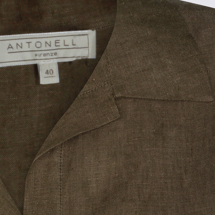 Antonelli Firenze Shirts - Khaki | afcf246217b0e1bb18a38416169e81026894b144