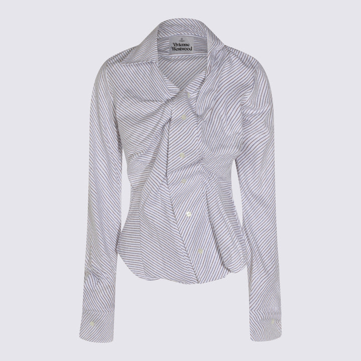 Vivienne Westwood Shirts - BLUE/BROWN | 2b745b7225c43c220bded8d7804aa8f26c1d3478