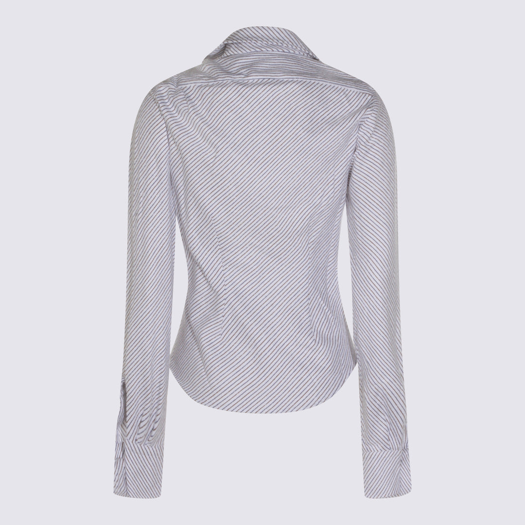 Vivienne Westwood Shirts - BLUE/BROWN | cfad10cb0b97e21c622f3053ff5b6d283b46db0b