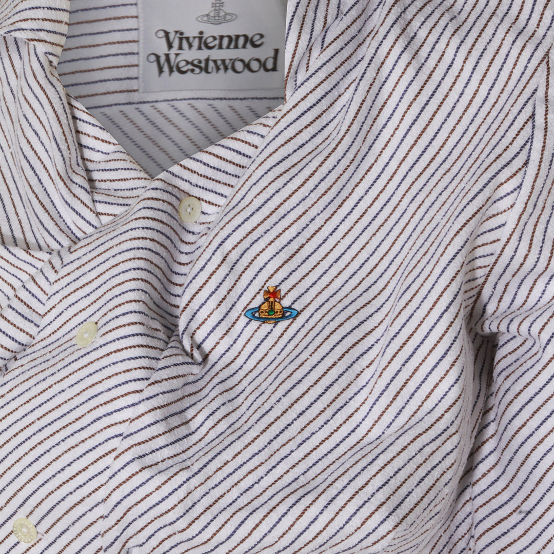 Vivienne Westwood Shirts - BLUE/BROWN | 93639ec00e4e3426762450d6cc9ec6659f33ba2a