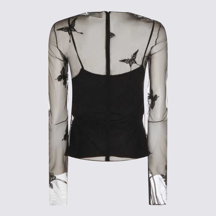Blumarine Top - Blacks and greys | 1e7079c9cc0ccf68afe52fb88189f7fabf48b805