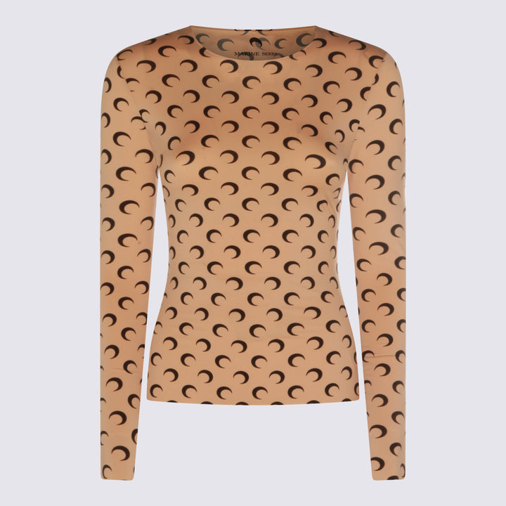 Marine Serre Top - Brown | 0985a79c708b18b986747aabaad243b748bf84a7