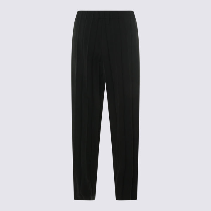 Homme Plisse Issey Miyake Trousers - Blacks and greys | b7863e46619bf7d3e384eee6476194838829b465