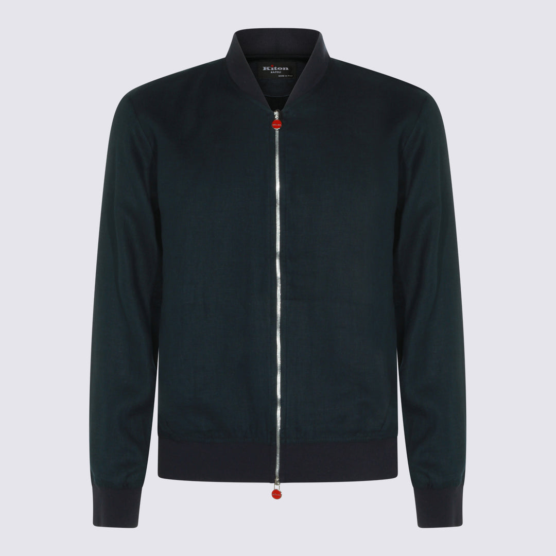 Kiton Jackets - Blue and green | bba8b06504586d46ddbbf327e41aae0e5c01530d