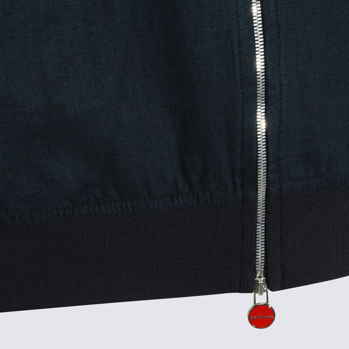 Kiton Jackets - Blue and green | 66623d3b3630e31fd73d9289485df2c42df5e969