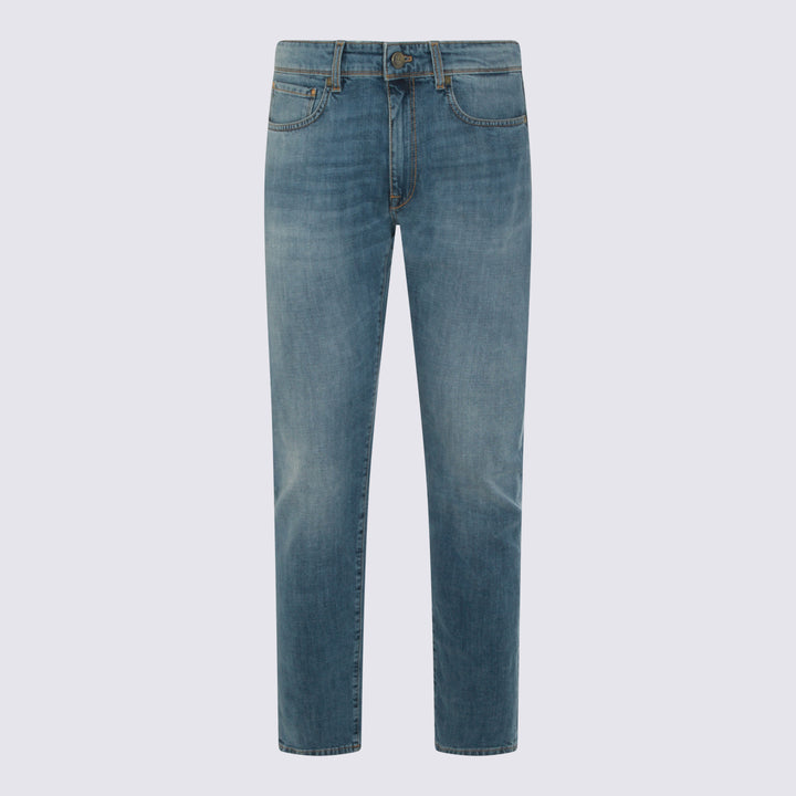 Incotex Blue Division Jeans - Blu e verdi | 6fa99b6b3875df670e978a471793dd9e329481bd