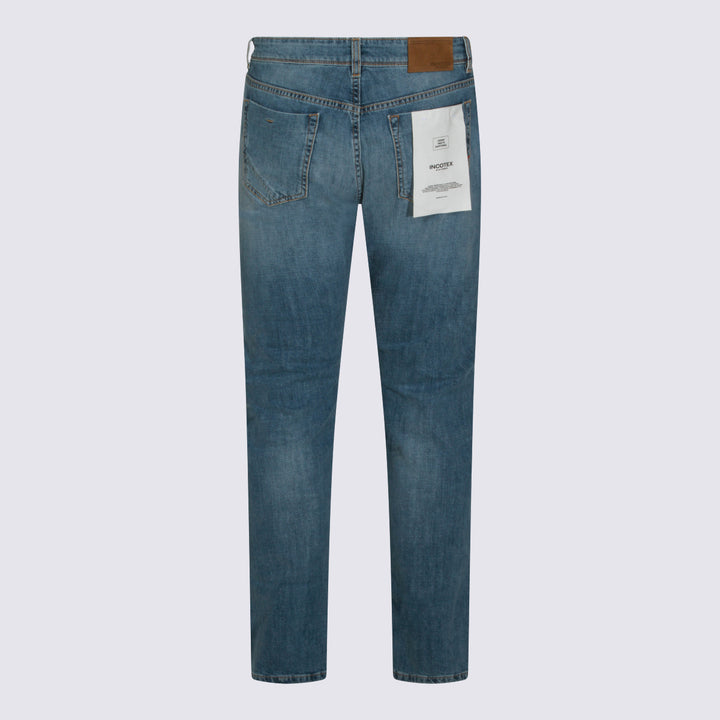Incotex Blue Division Jeans - Blu e verdi | b3a10a6863d65a7f10410c978471263523c1c97a