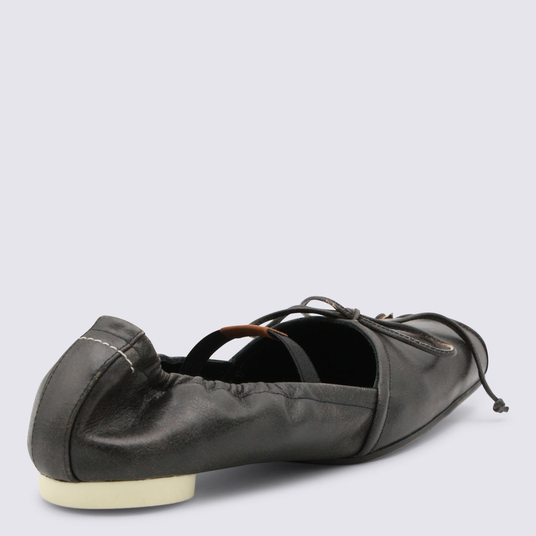 Mm6 Maison Margiela Flat shoes - BLACK/DOE BROWN | 21c8d6beb912e30bae79ba6b5d6cd8432bc8af24