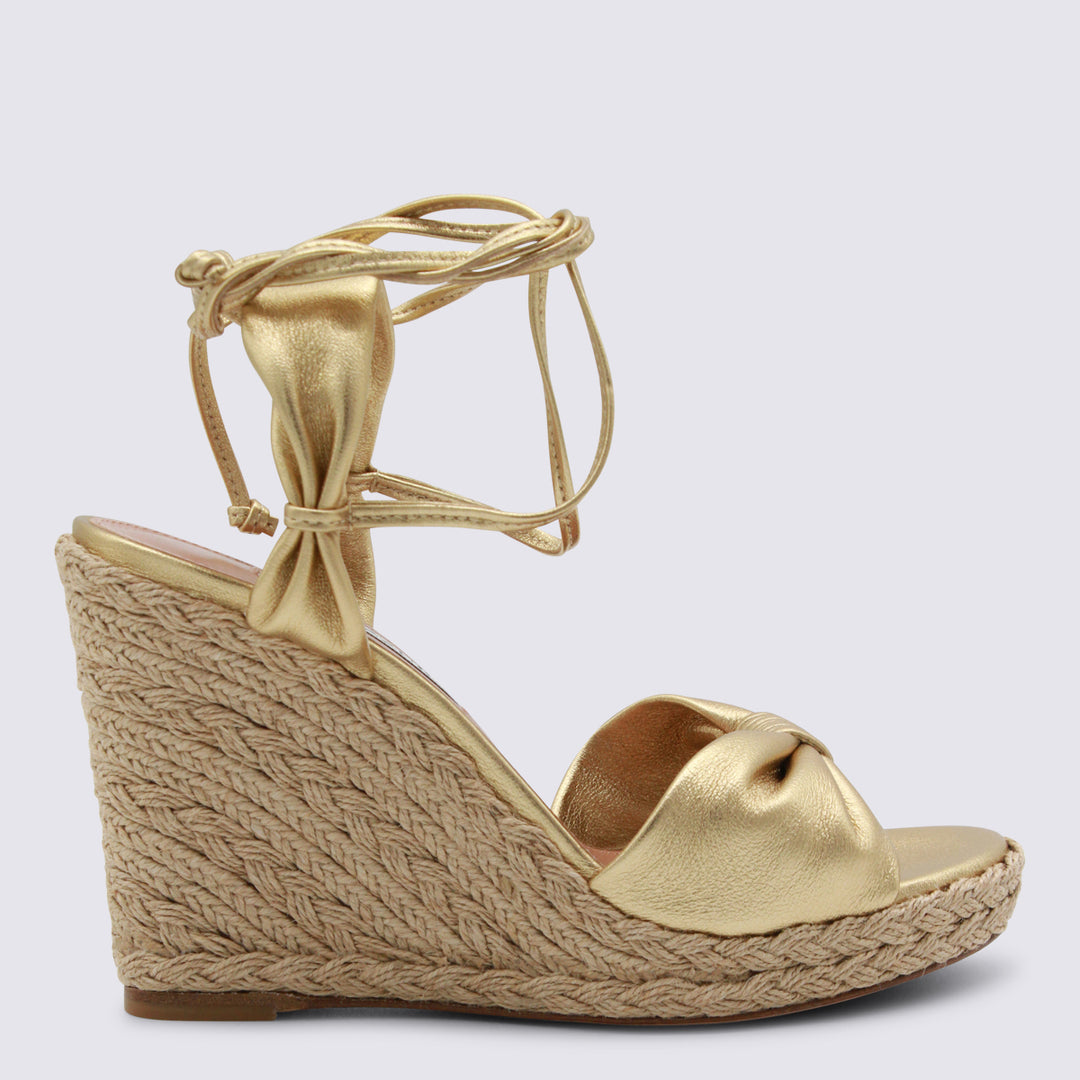 Aquazzura Flat shoes - SOFT GOLD | 4cb109d91143a654123e48b15bb49131f9cd83b9