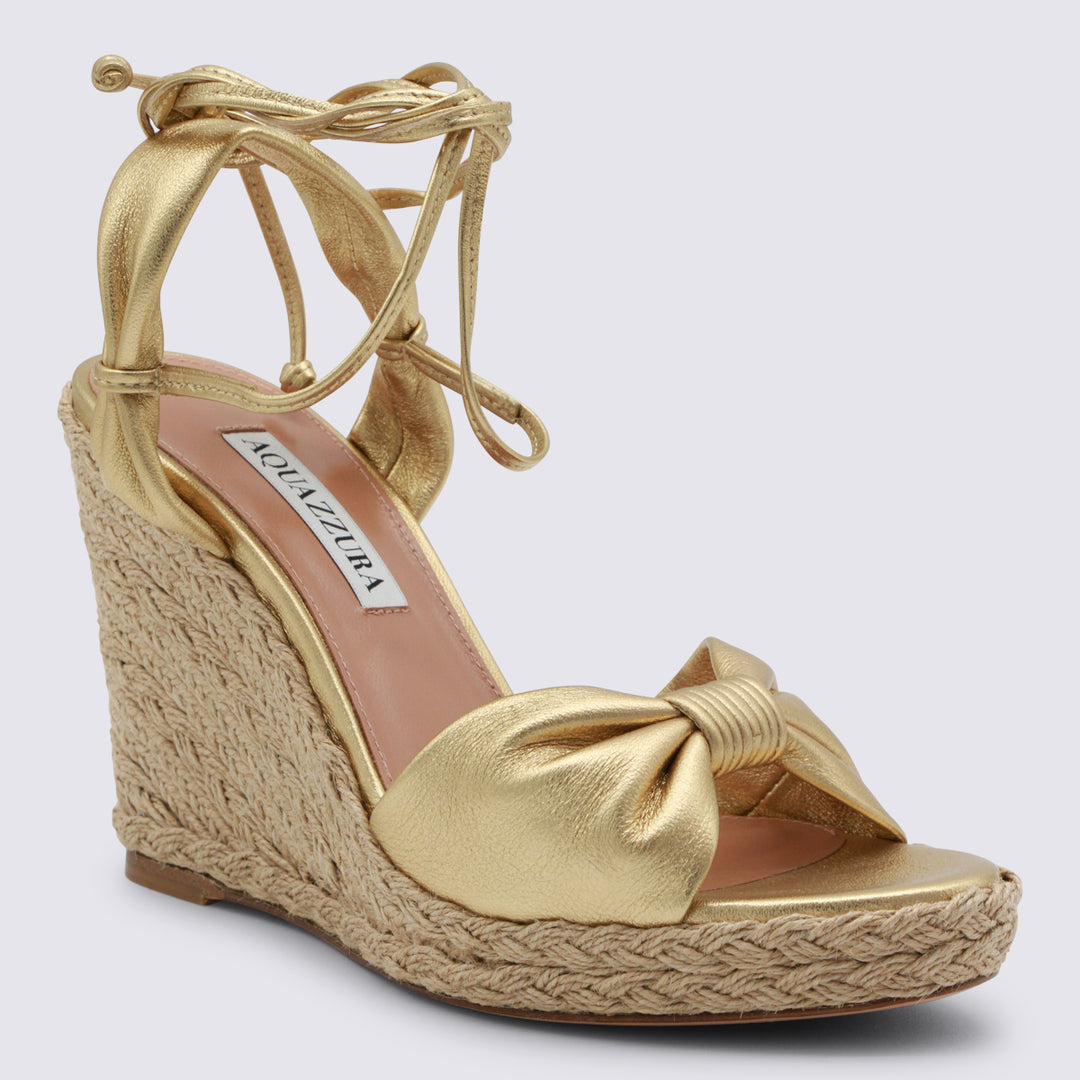 Aquazzura Flat shoes - SOFT GOLD | af7e34e55a4d84ee6cae795dbbf51841847479fe