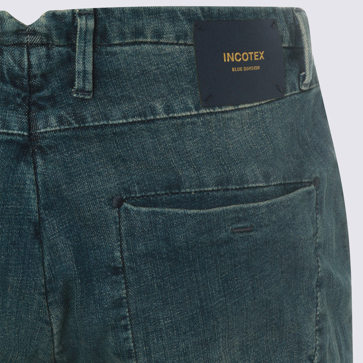 Incotex Blue Division Jeans - Mid Blue | 59c59a8756fb9a7e2c96b126d530749157bbbf10
