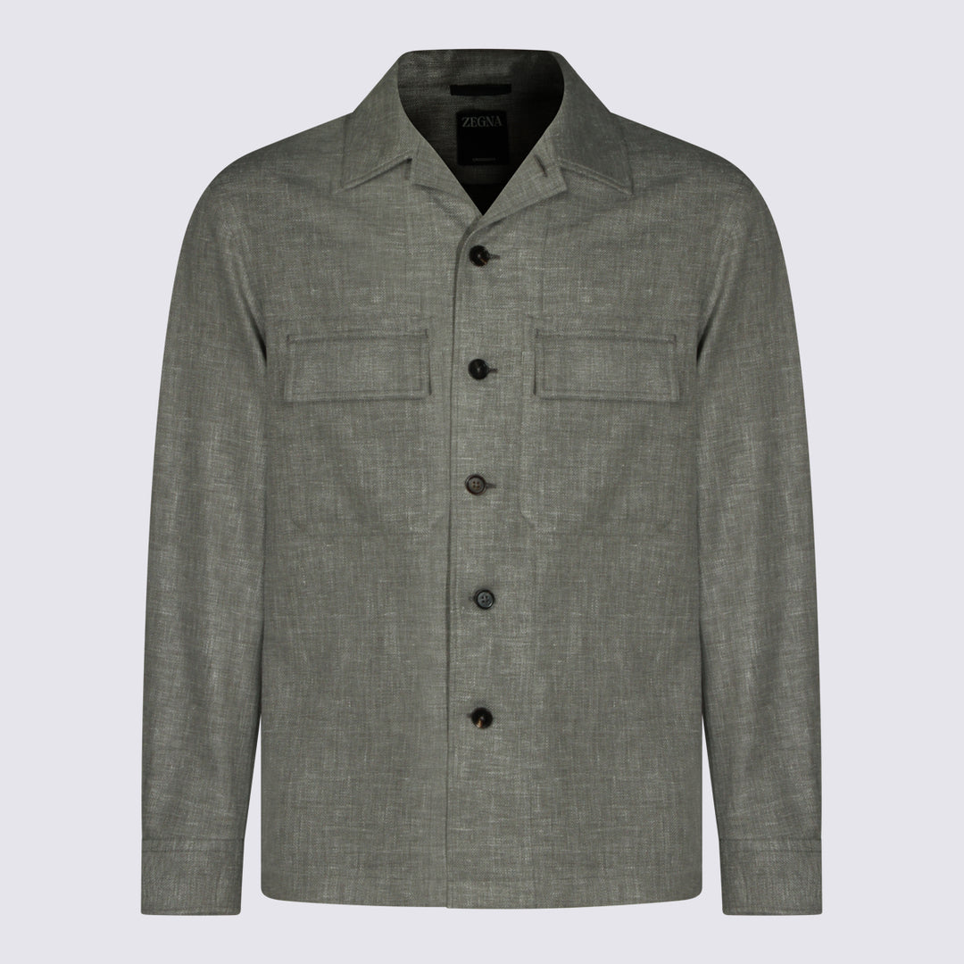 Zegna Jackets - Neri e Grigi | 8ab6e4f848dc8c626aac5c0f25de8749e35f7c67