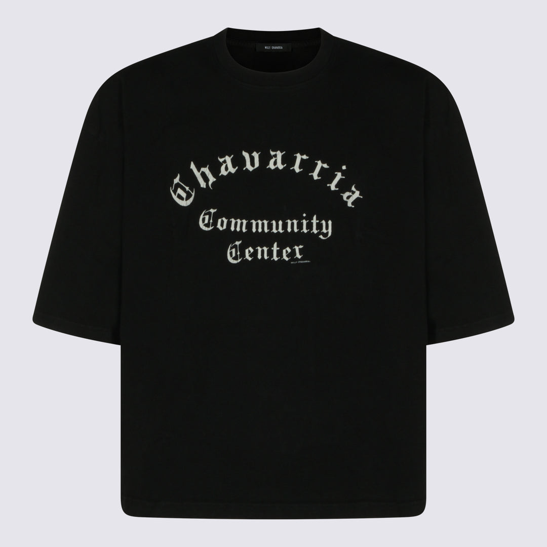 Willy Chavarria T-shirts and Polos - Black | 5a340839971a54af26fb95ff33e86cf3f6d37414