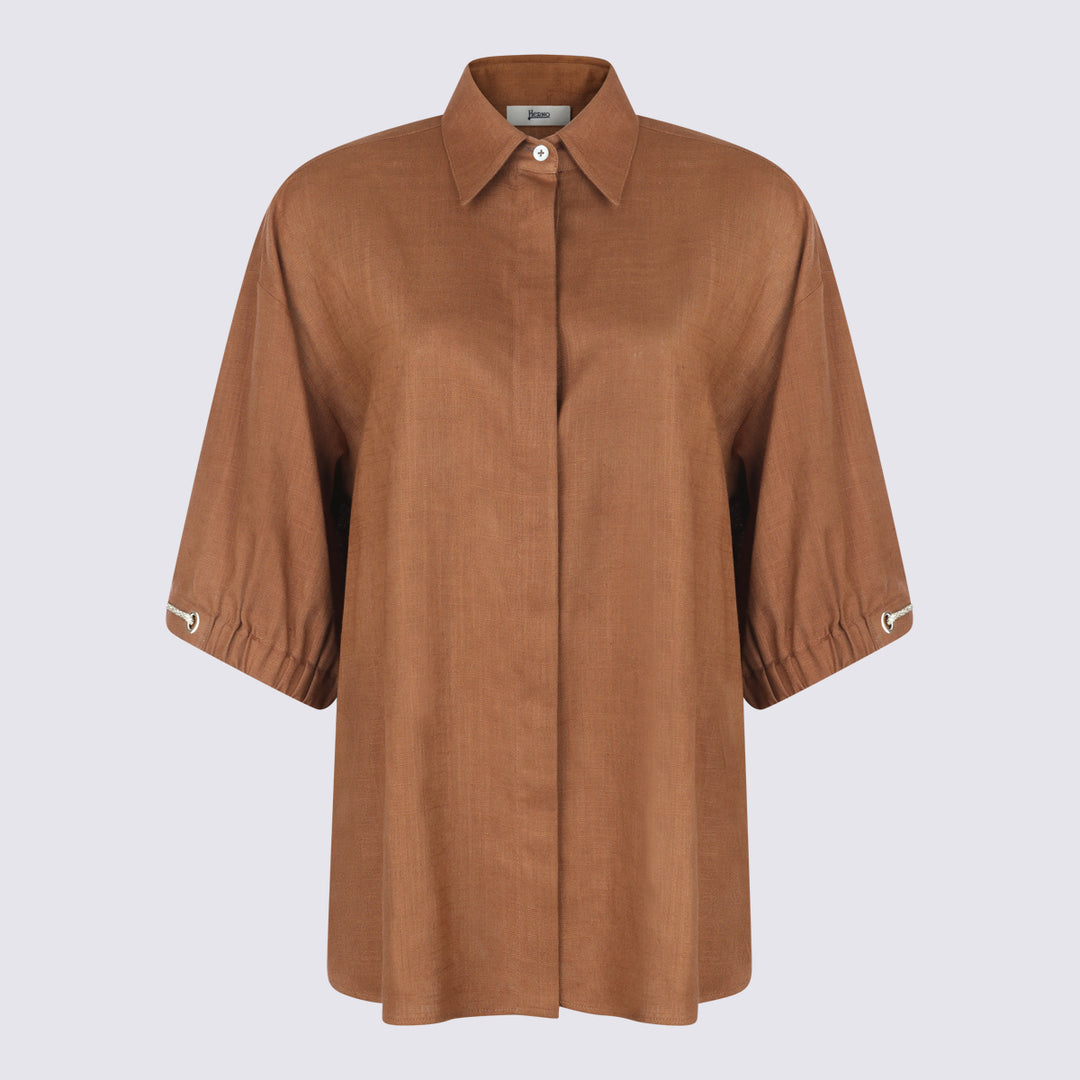 Herno Shirts - Brown | 39cb48f6ee702b61bcc218f55eb54de7f970f0f6