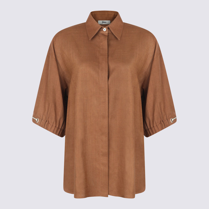 Herno Shirts - Brown | 39cb48f6ee702b61bcc218f55eb54de7f970f0f6
