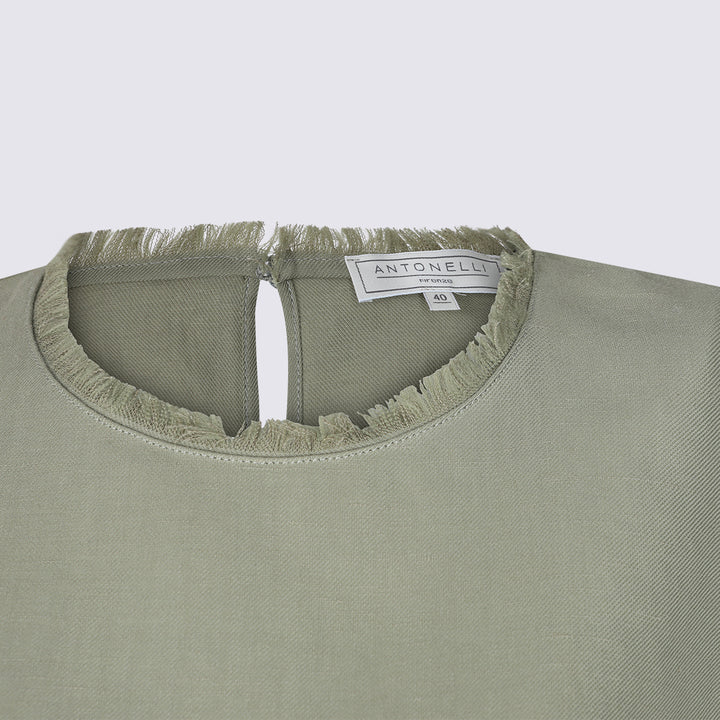 Antonelli Firenze Top - Blu e verdi | 27cc2c0a6d78e18c7086d25193260d38e6ad3c9f