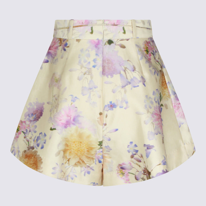 Zimmermann Shorts - CREAM DAHLIA | b63faef371ec6e3572fdd619af4b192ed7188e14